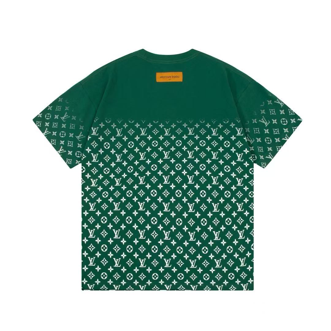MONOGRAM GRADIENT BLACK WHITE T SHIRT