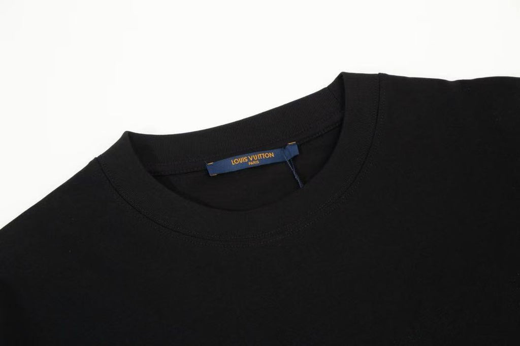 MONOGRAM GRADIENT BLACK WHITE T SHIRT