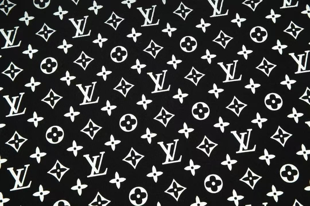 MONOGRAM GRADIENT BLACK WHITE T SHIRT