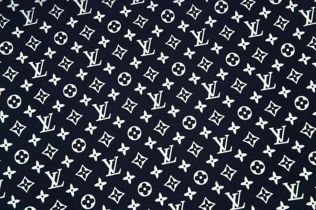 MONOGRAM GRADIENT BLACK WHITE T SHIRT