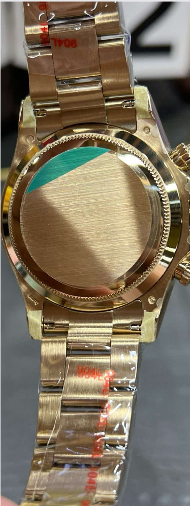 Chronograph -CLASSICAL WATCH- yellow gold- Quartz-40mm