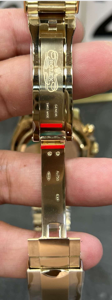 Chronograph -CLASSICAL WATCH- yellow gold- Quartz-40mm