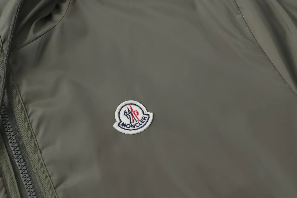 New ribbon splicing hooded jacket