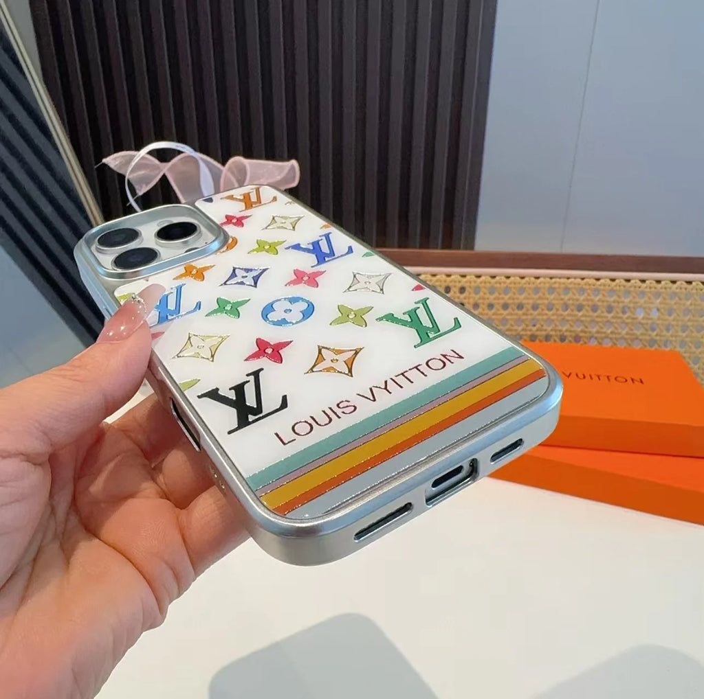Electroplated glass magnetic phone case
