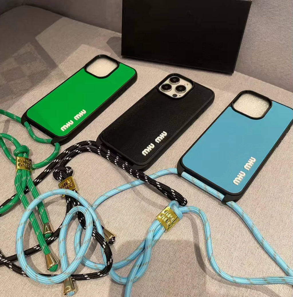 New Colorful Rope Crossbody Phone Case