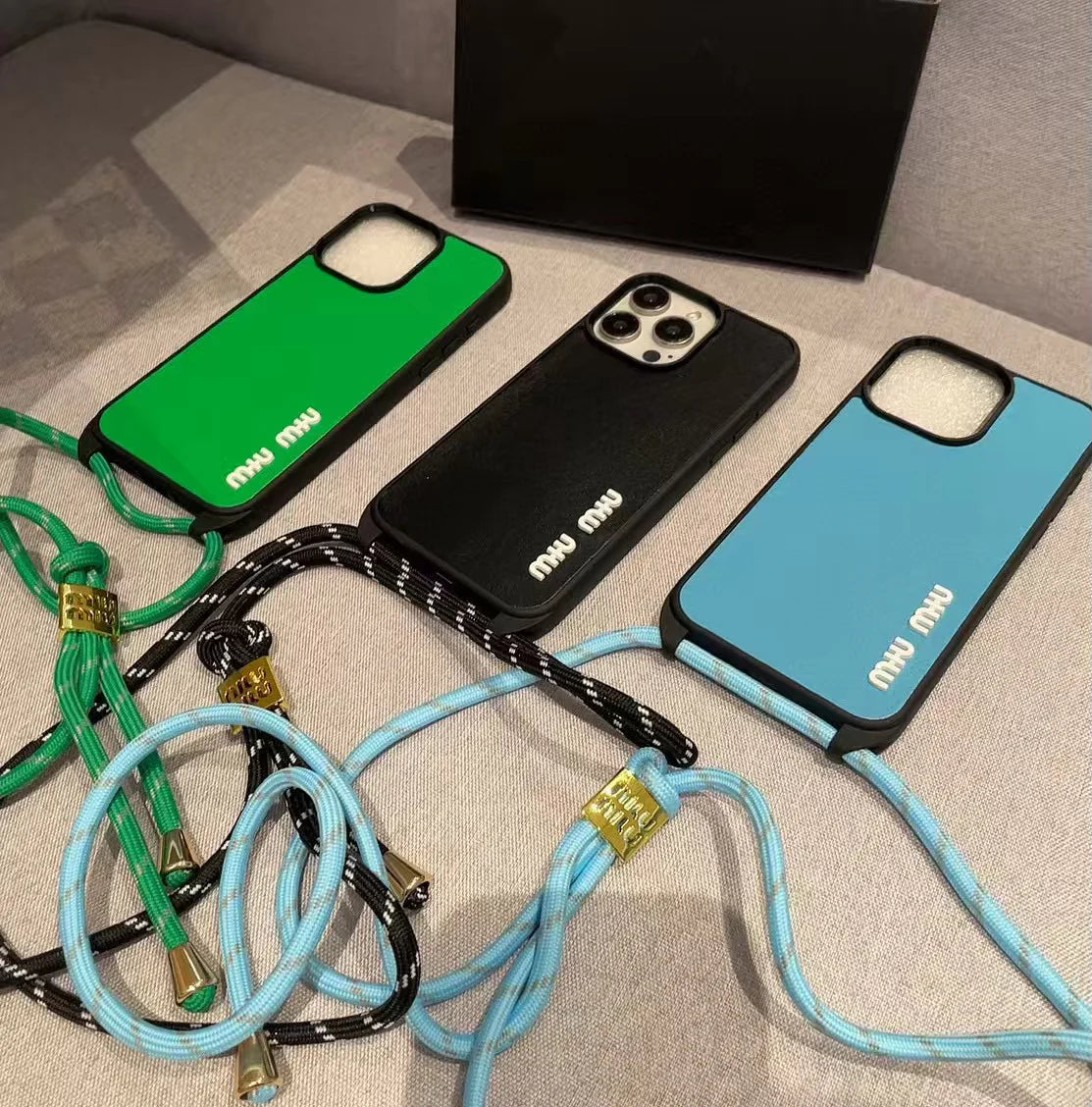 New Colorful Rope Crossbody Phone Case