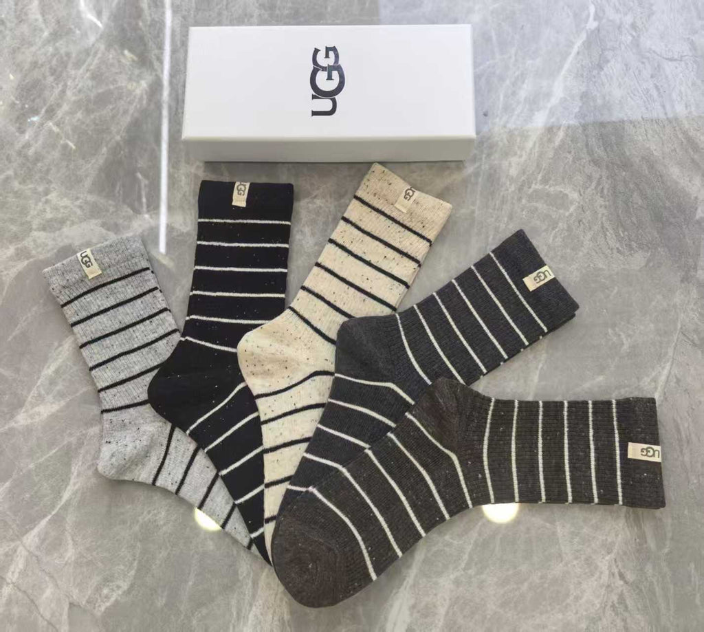 New cashmere pile socks