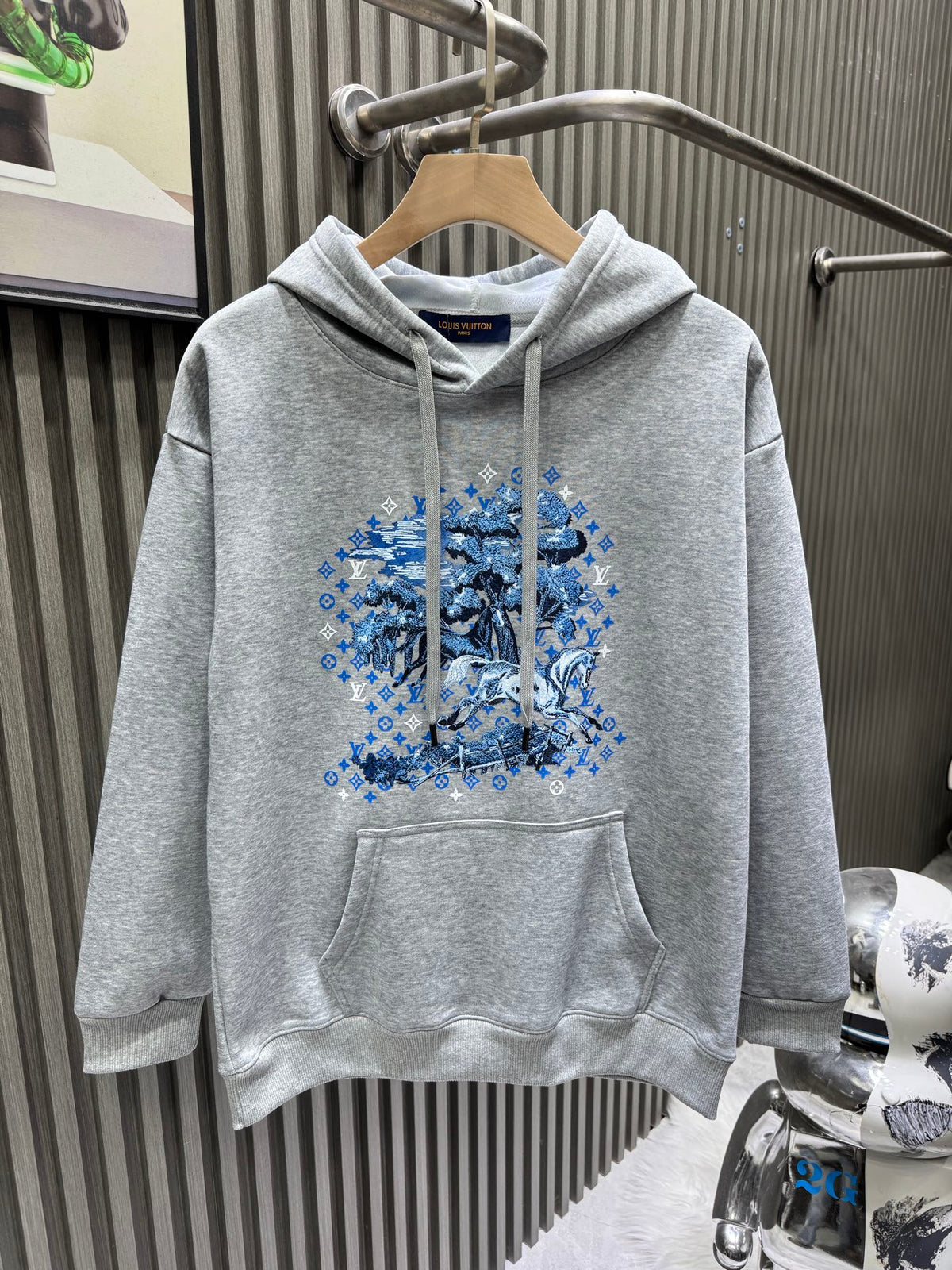 New Year's hooded sweatshirt