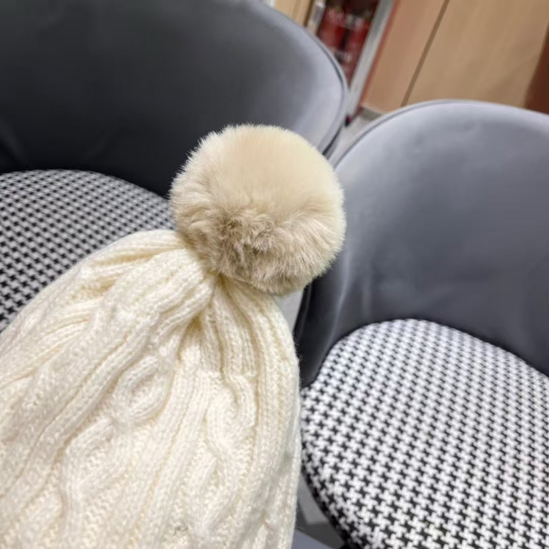 Ear protection knitted hat