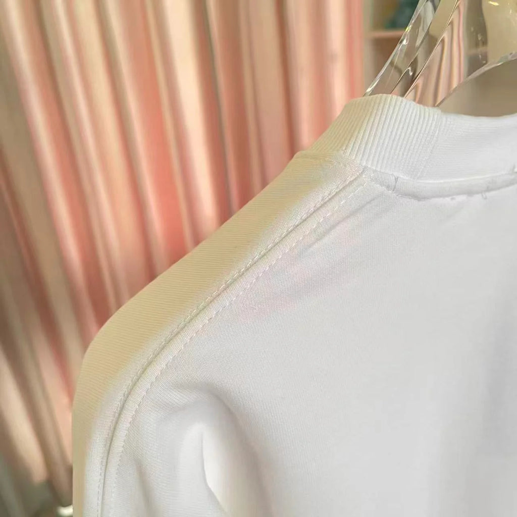 New embroidered letter hoodie