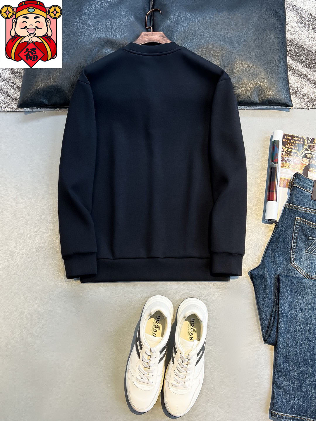 Early spring latest long sleeved round neck sweatshirt 14