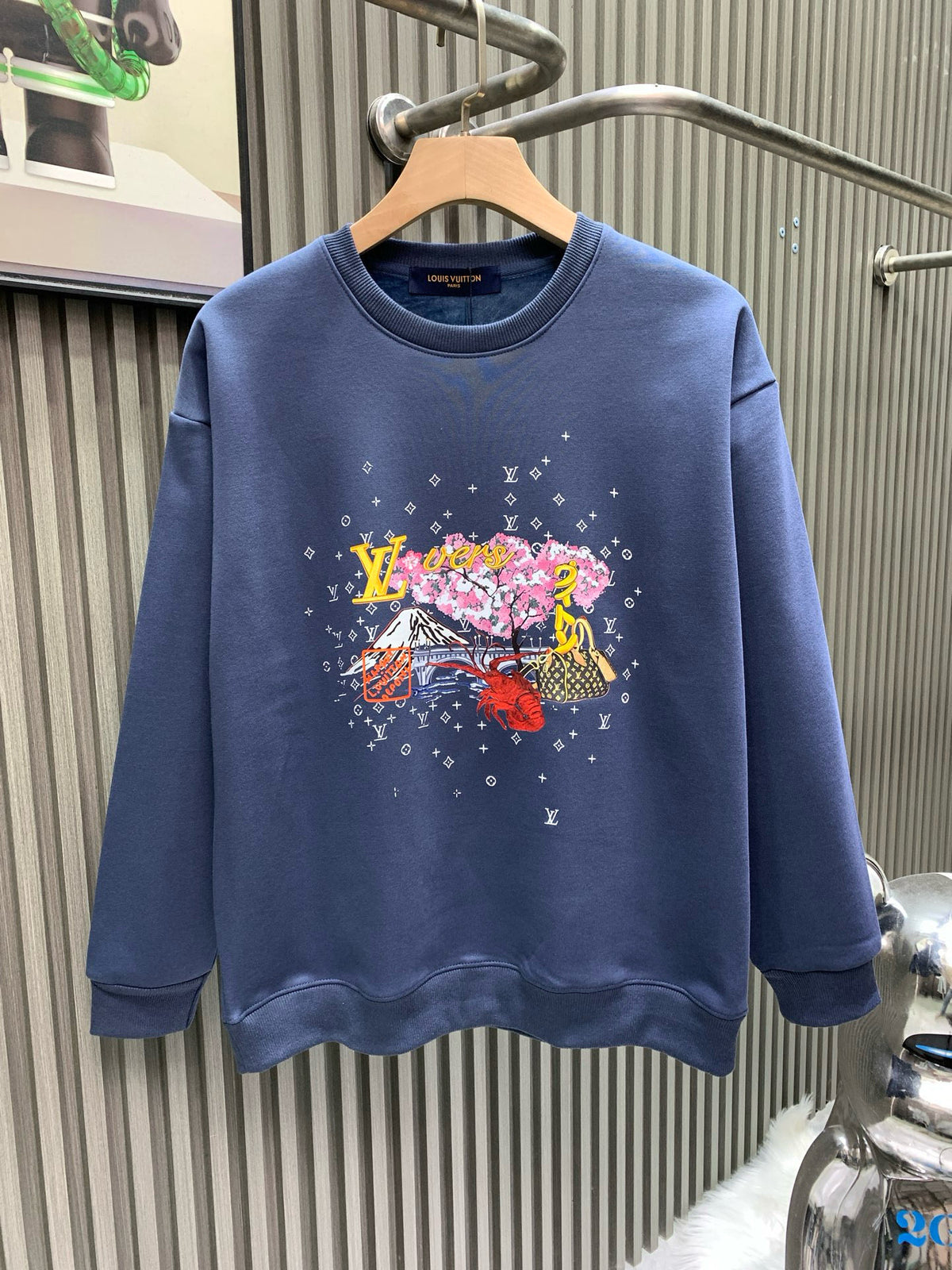 New Year printed hoodie