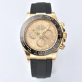 Chronograph -C-Factory -Yellow gold - Black Rubber- Automatic - 40mm