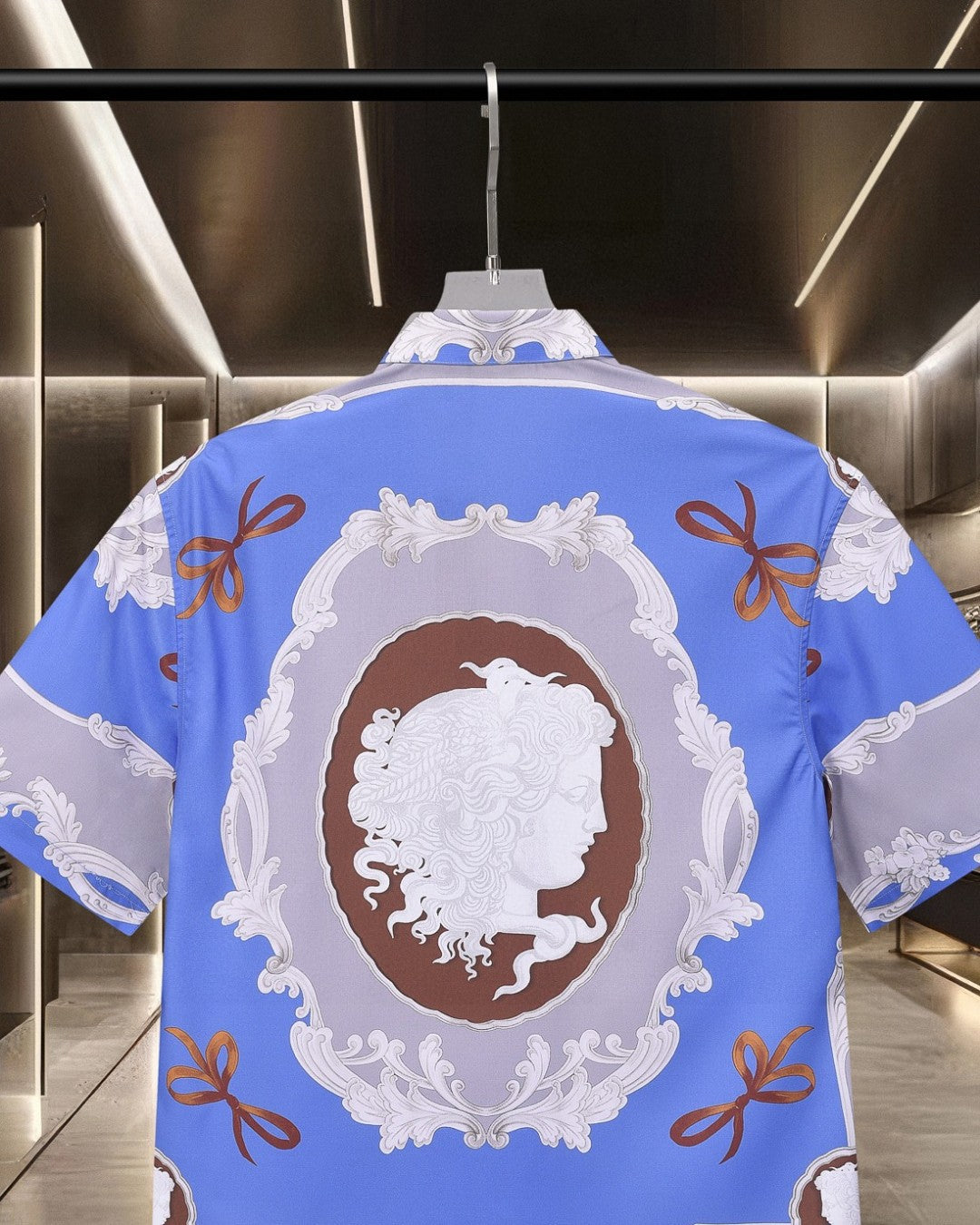 Palace style digital printed short sleeved shirt