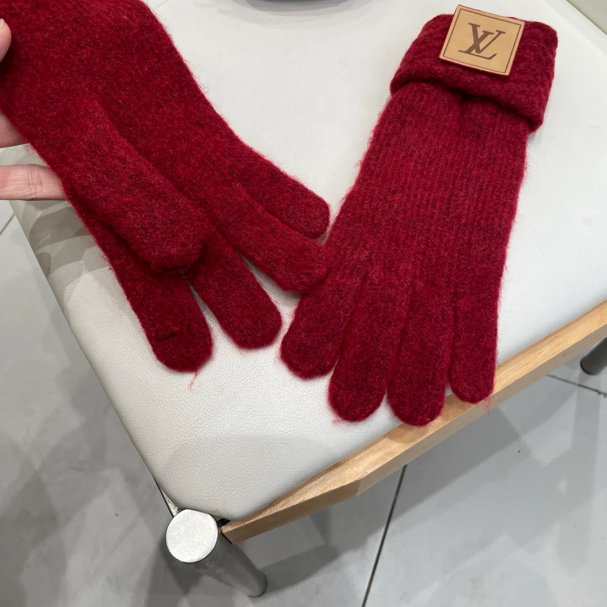 New autumn and winter wool knitted gloves 🧤