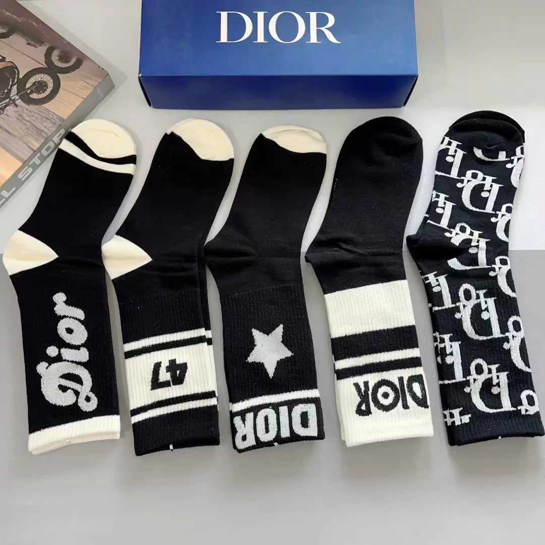 New letter long tube socks