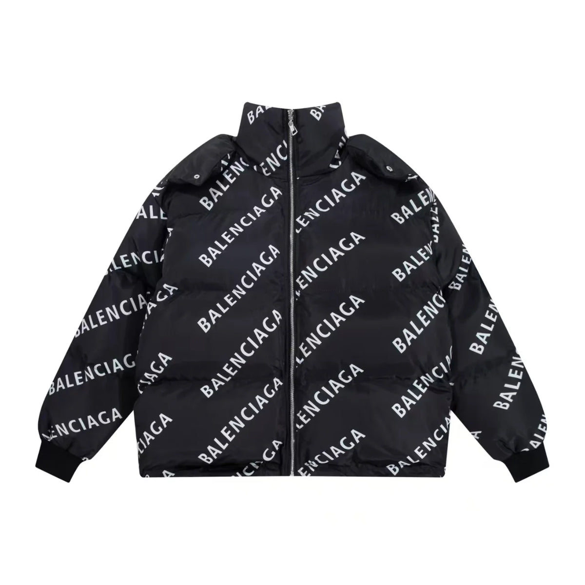 New double-sided printed down and cotton jacket