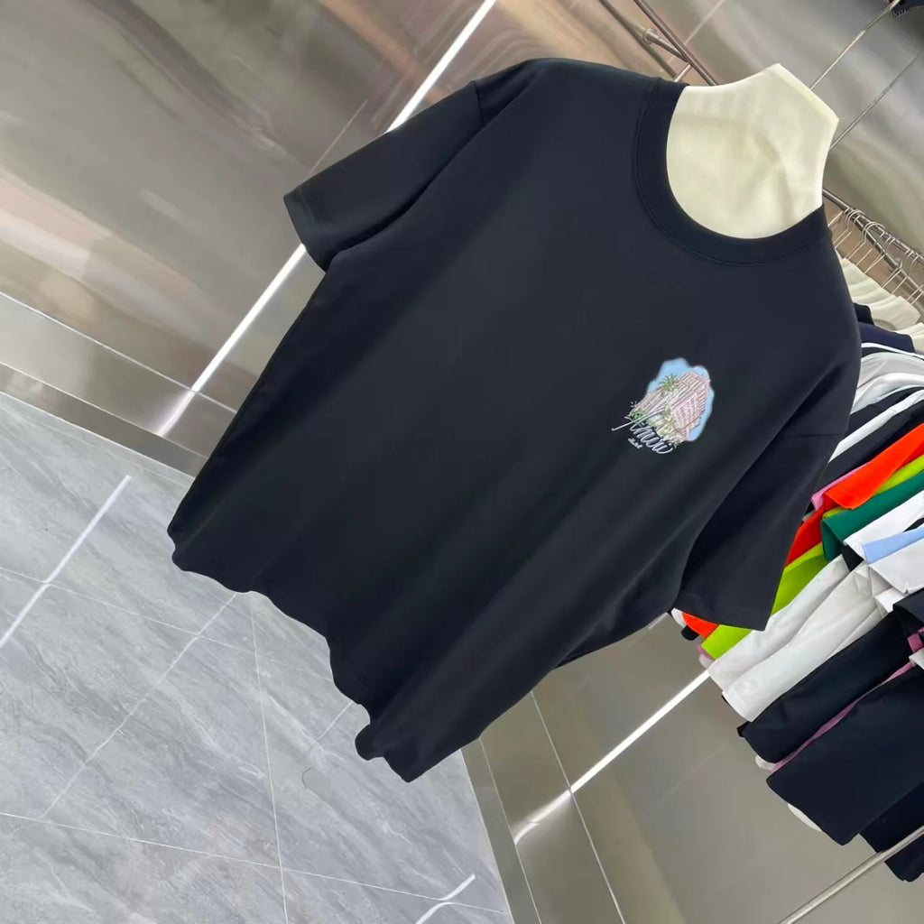 Printed short sleeved T-shirt