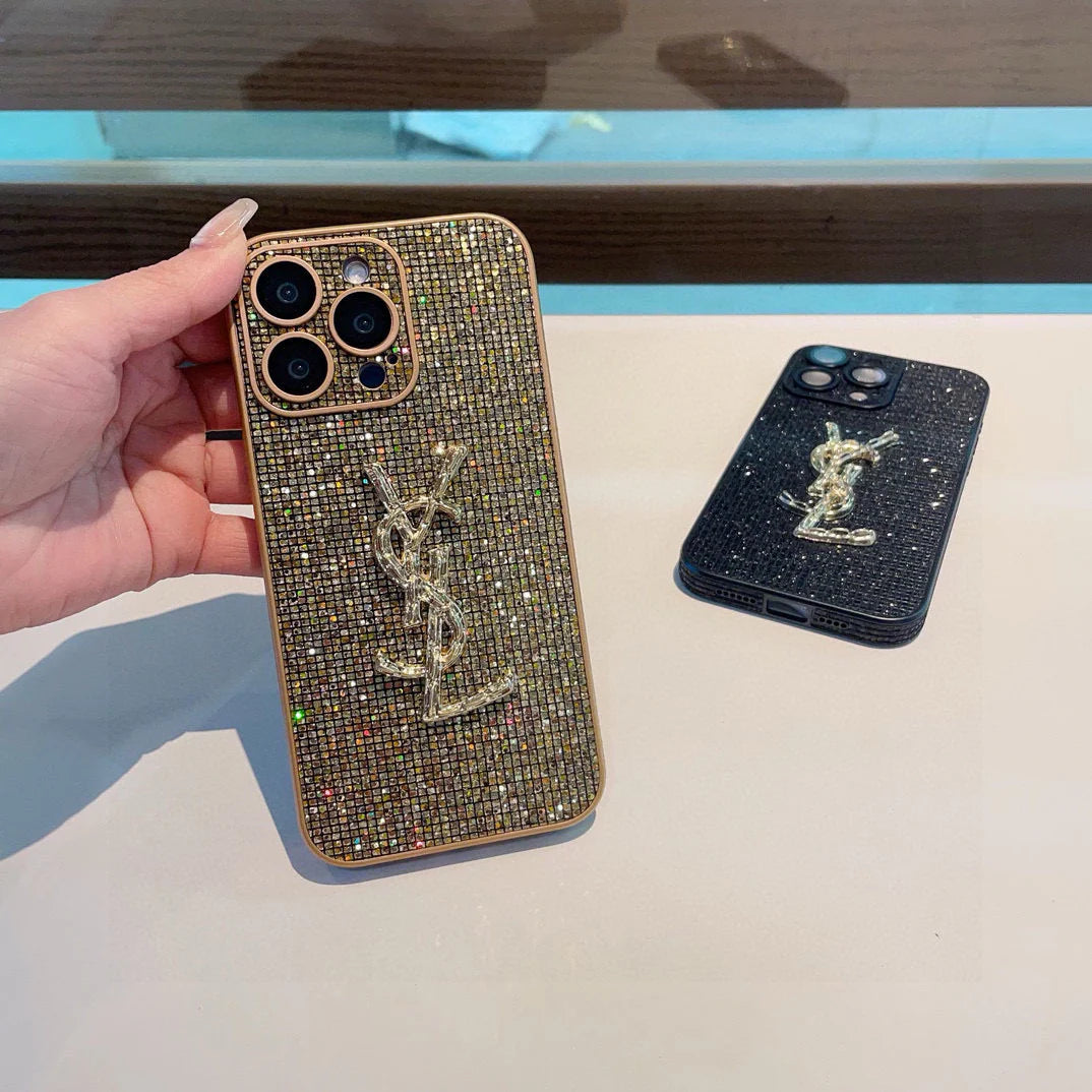 Flash Diamond Spray Spray Phone Case