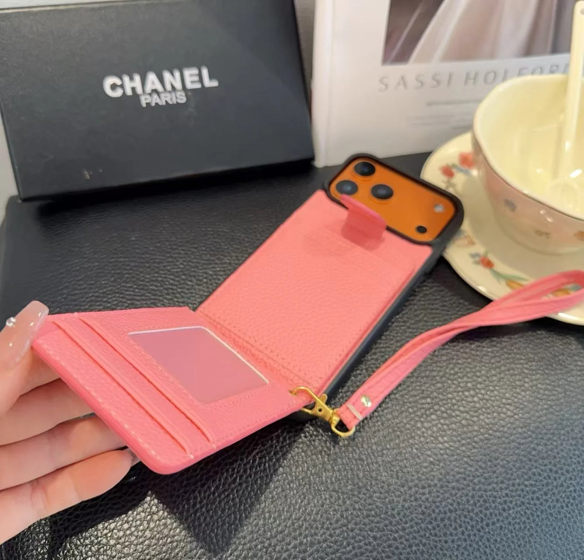New wrist strap phone case