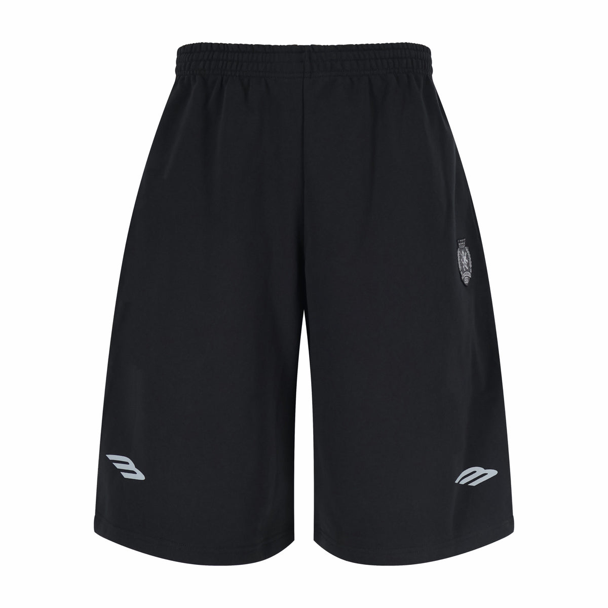 Embroidered cropped shorts