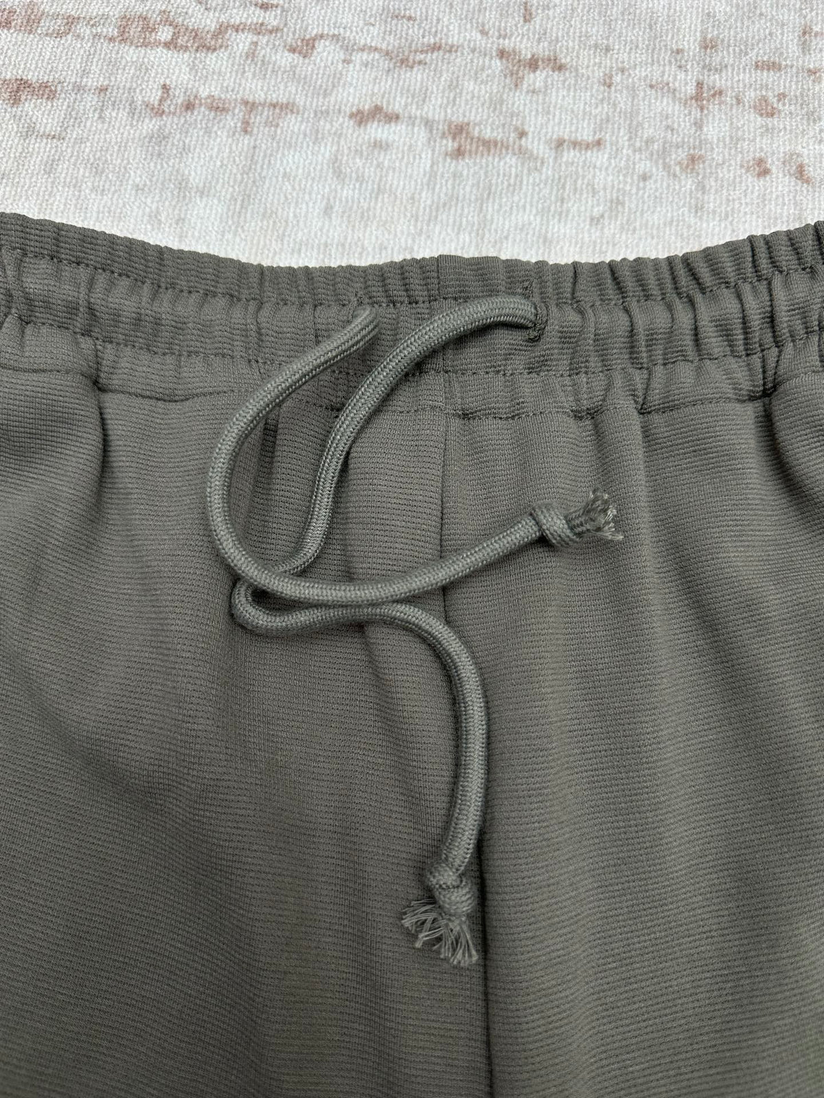 Cotton jacquard embroidered casual shorts