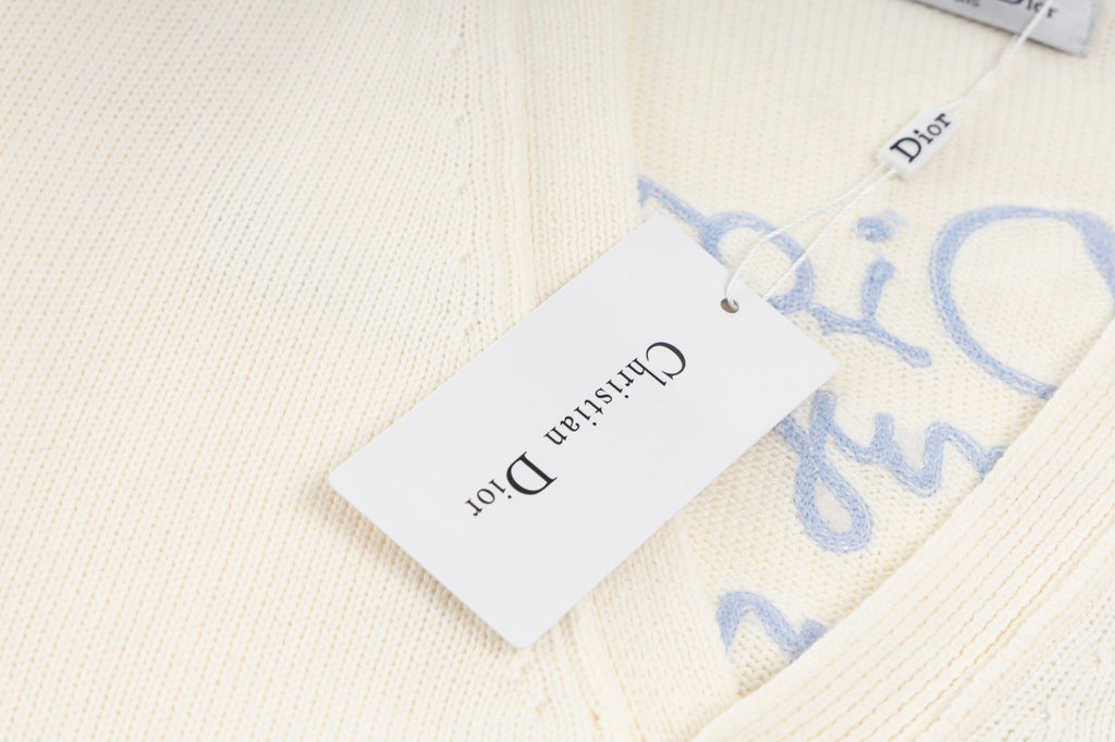 New jacquard logo cardigan jacket