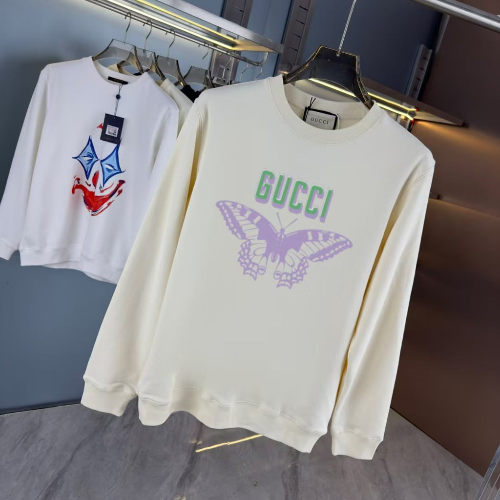 Hot selling round neck printed hoodie
