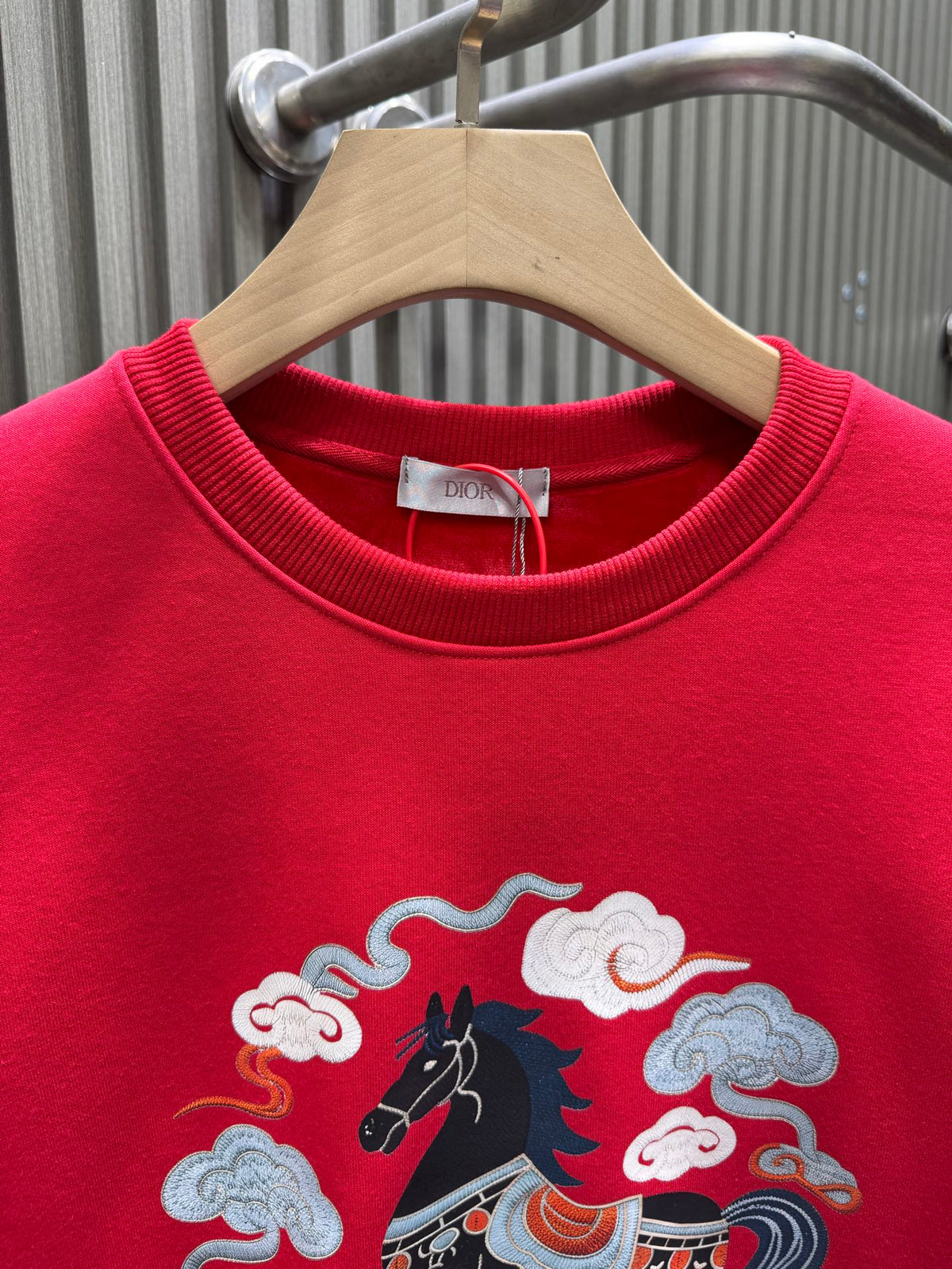 New Year printed hoodie