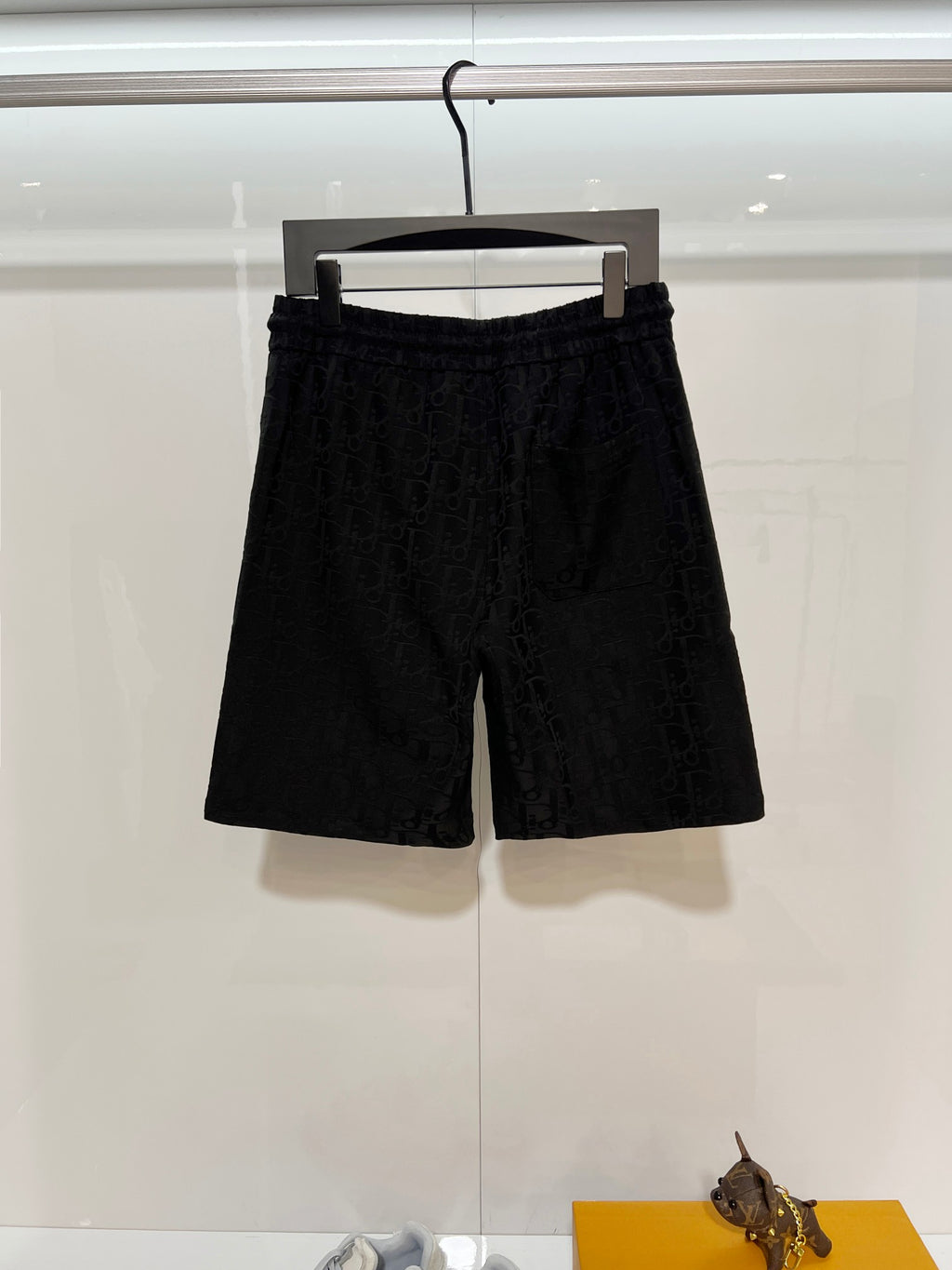 Full of floral letters, towel, jacquard casual shorts