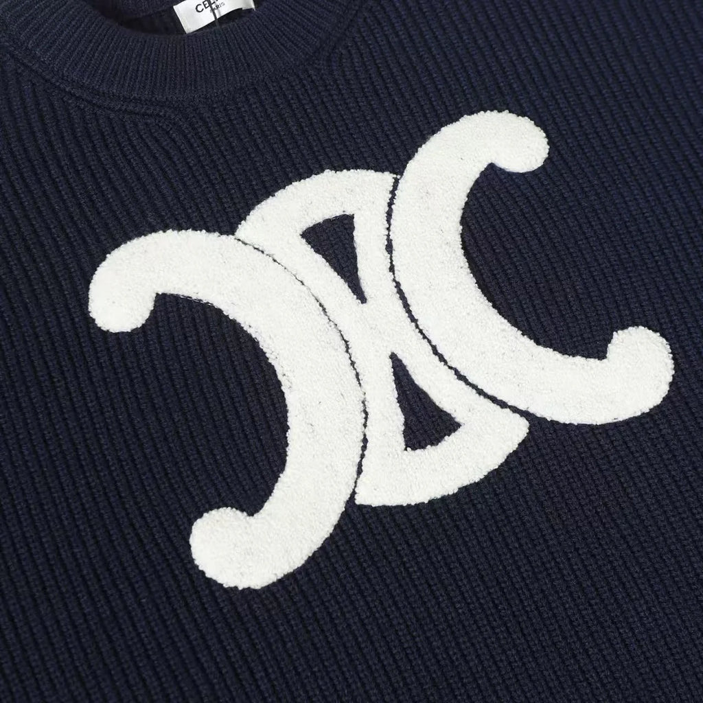 New towel embroidered sweater