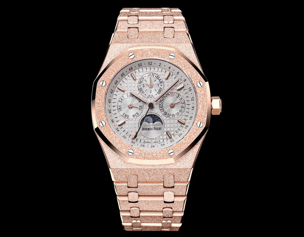 Royal Oak "Frosted Gold" Series (Ref. 26574)—the 41mm "King of Steel Watches" (Custom Frosted Gold Edition)（Gold）