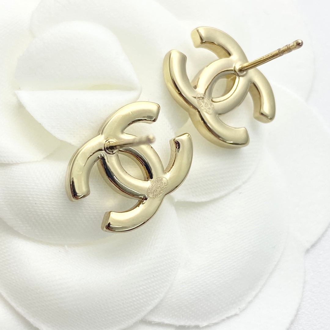 Half drilled earrings