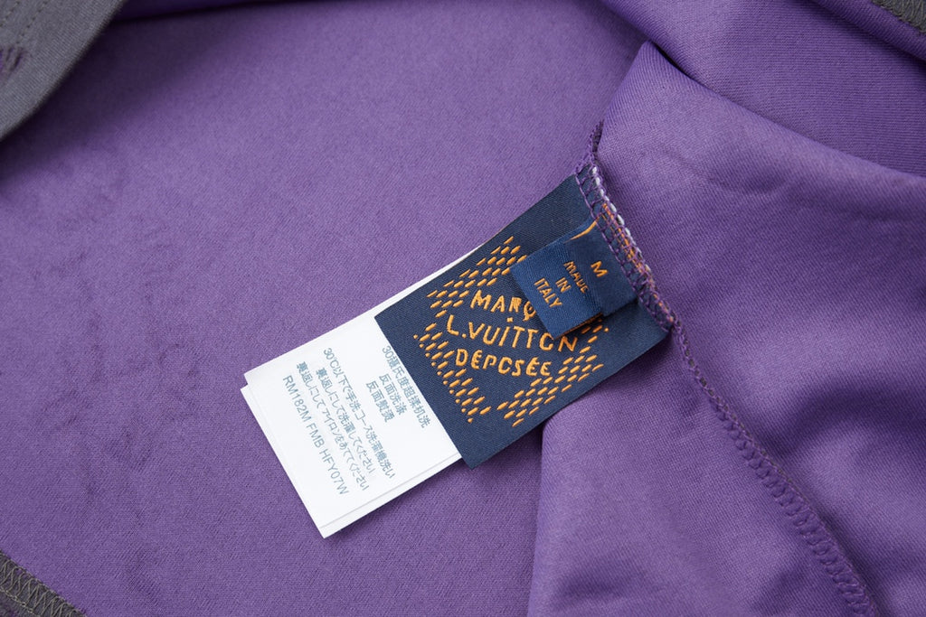 Classic logo burned jacquard short sleeved shirt