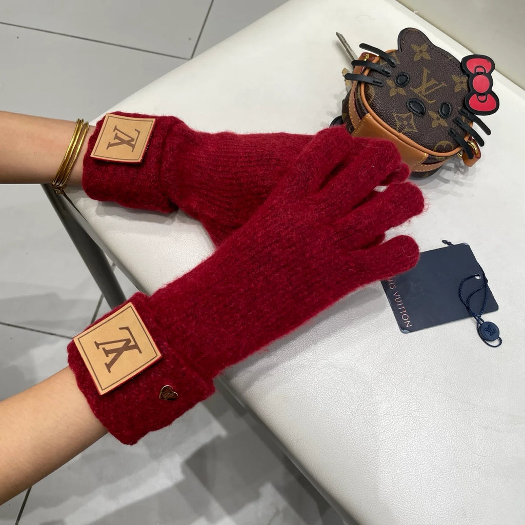 New autumn and winter wool knitted gloves 🧤