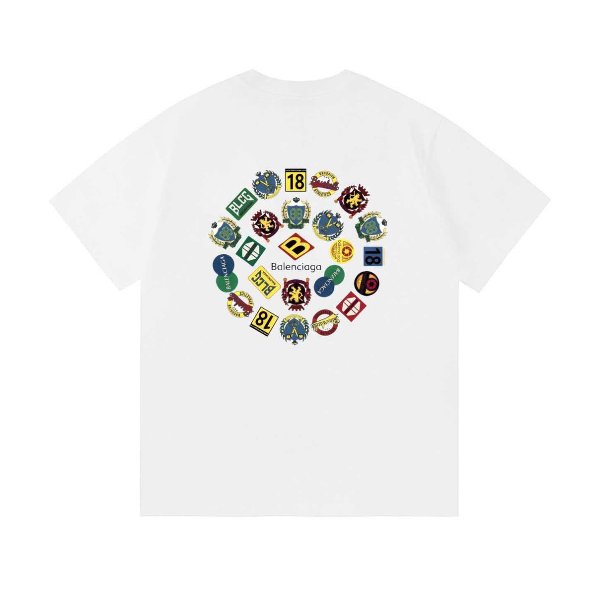 2026 New Multi Element Letter Printed Logo Men's and Women's Short sleeved T-shirt