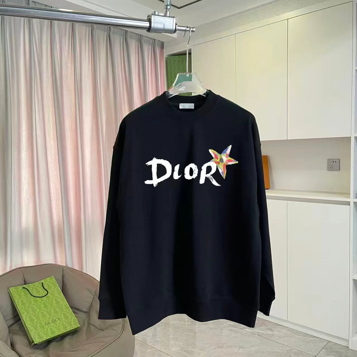 New letter printed hoodie