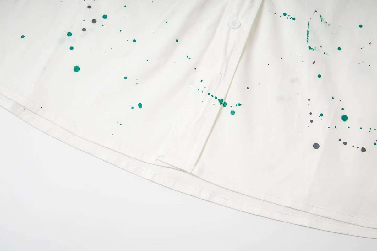 New splashed ink shirt