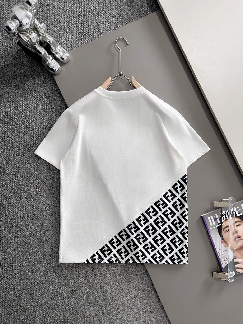 Half All-Over Print T-Shirt