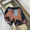 Latest large area printed casual shorts