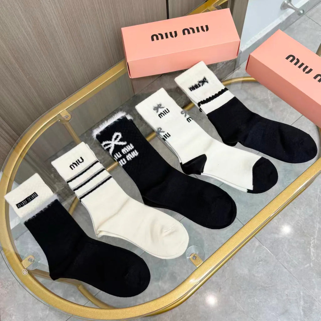 New cashmere high tube socks