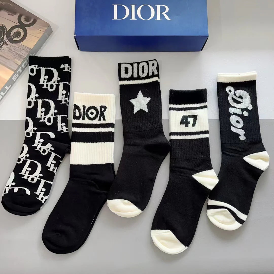 New letter long tube socks