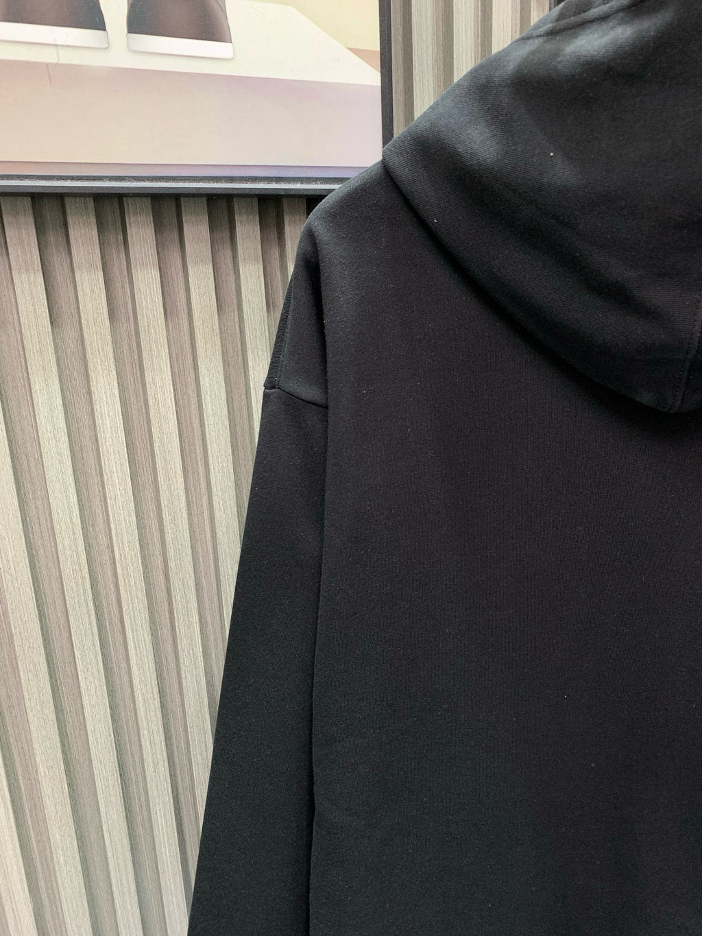 Double stranded cotton hoodie