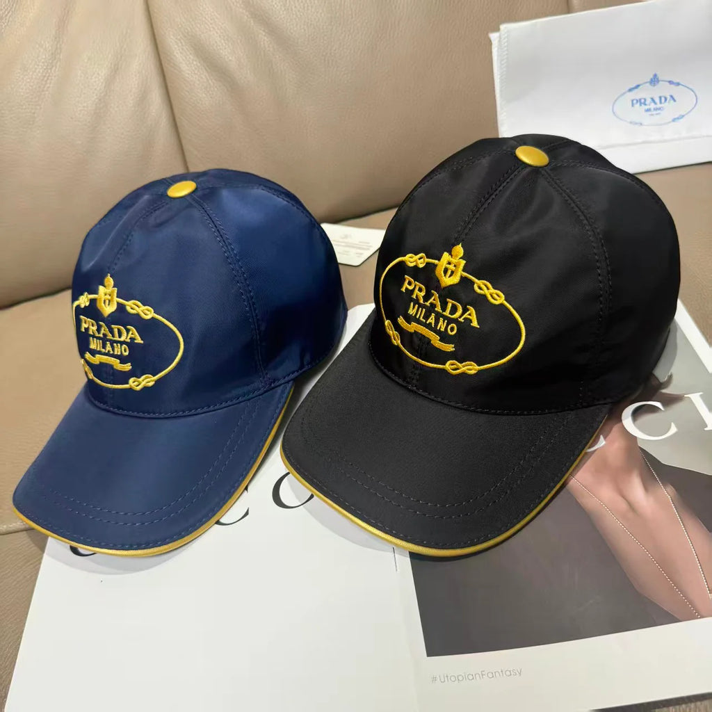 New gold embroidered baseball cap