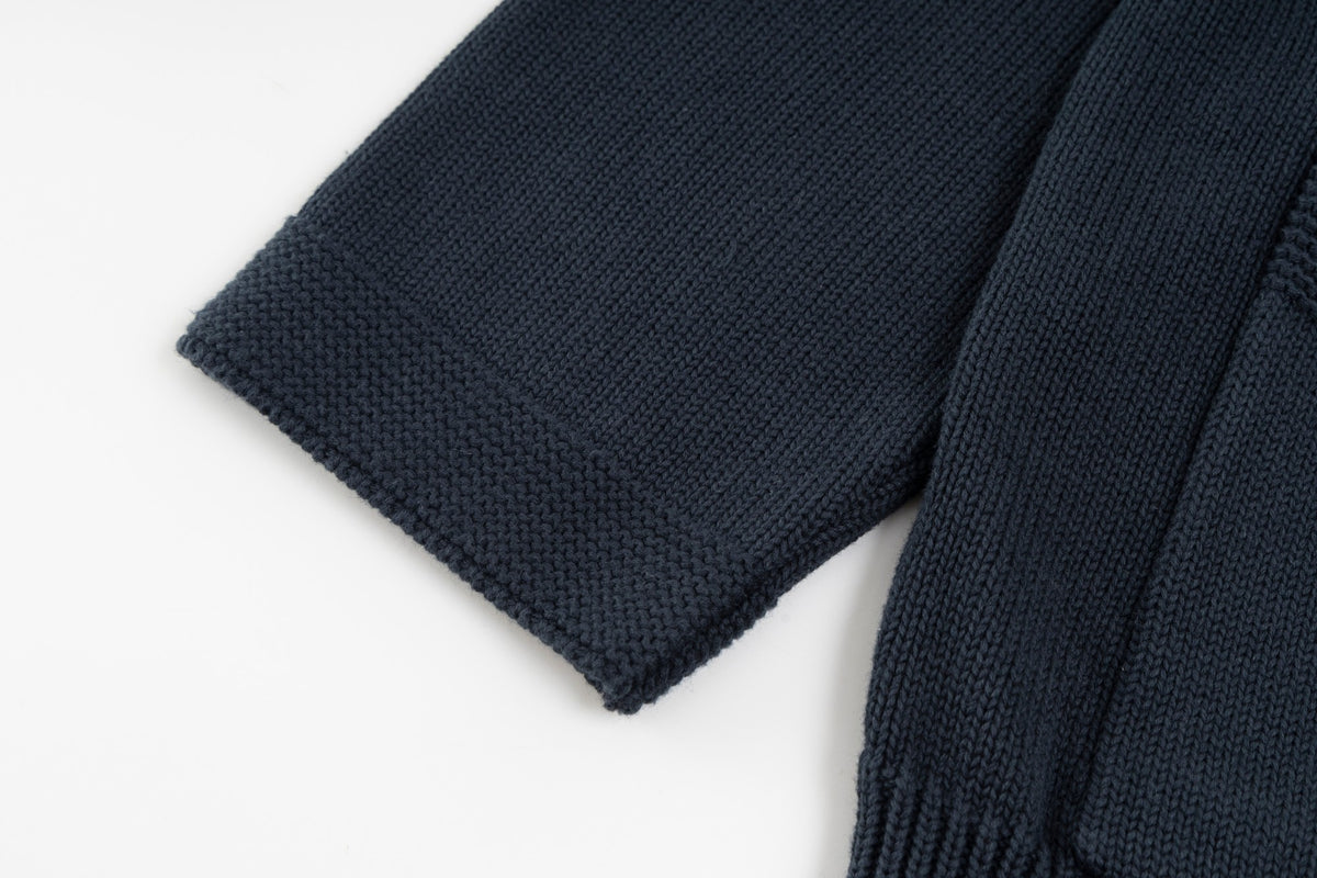 New jacquard logo cardigan jacket
