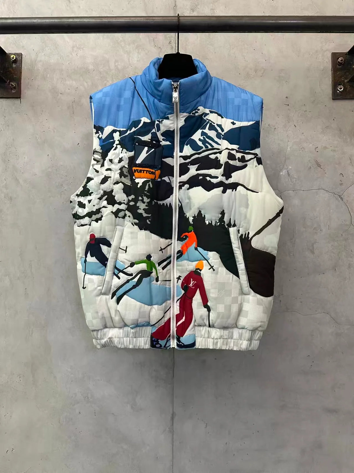 New sleeveless stitch vest jacket