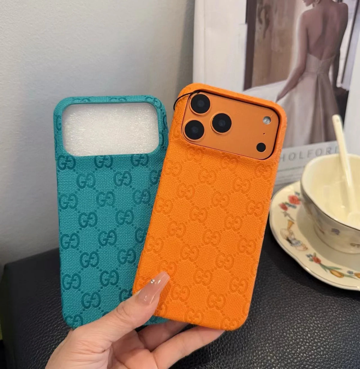 Embossed phone case