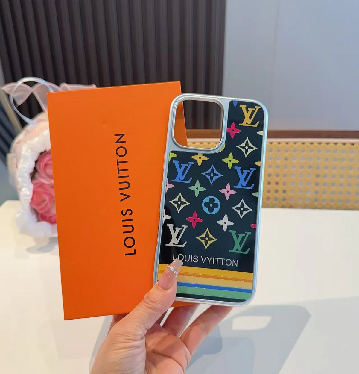 Electroplated glass magnetic phone case