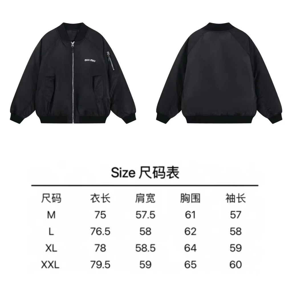 New offset letter coat cotton jacke