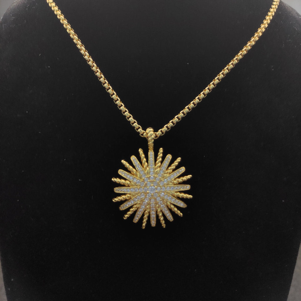 Sunflower Starry Sky Necklace